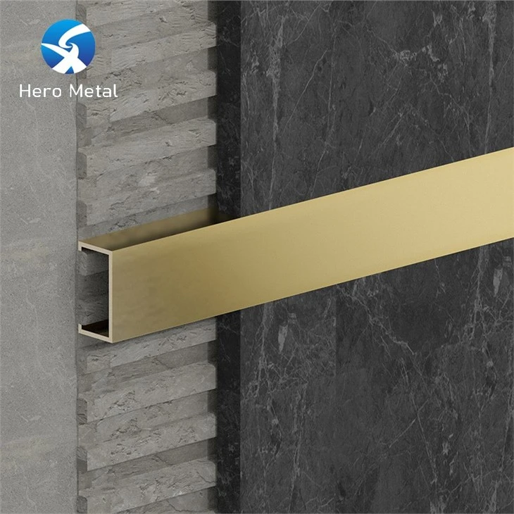 aluminium strips for tiles